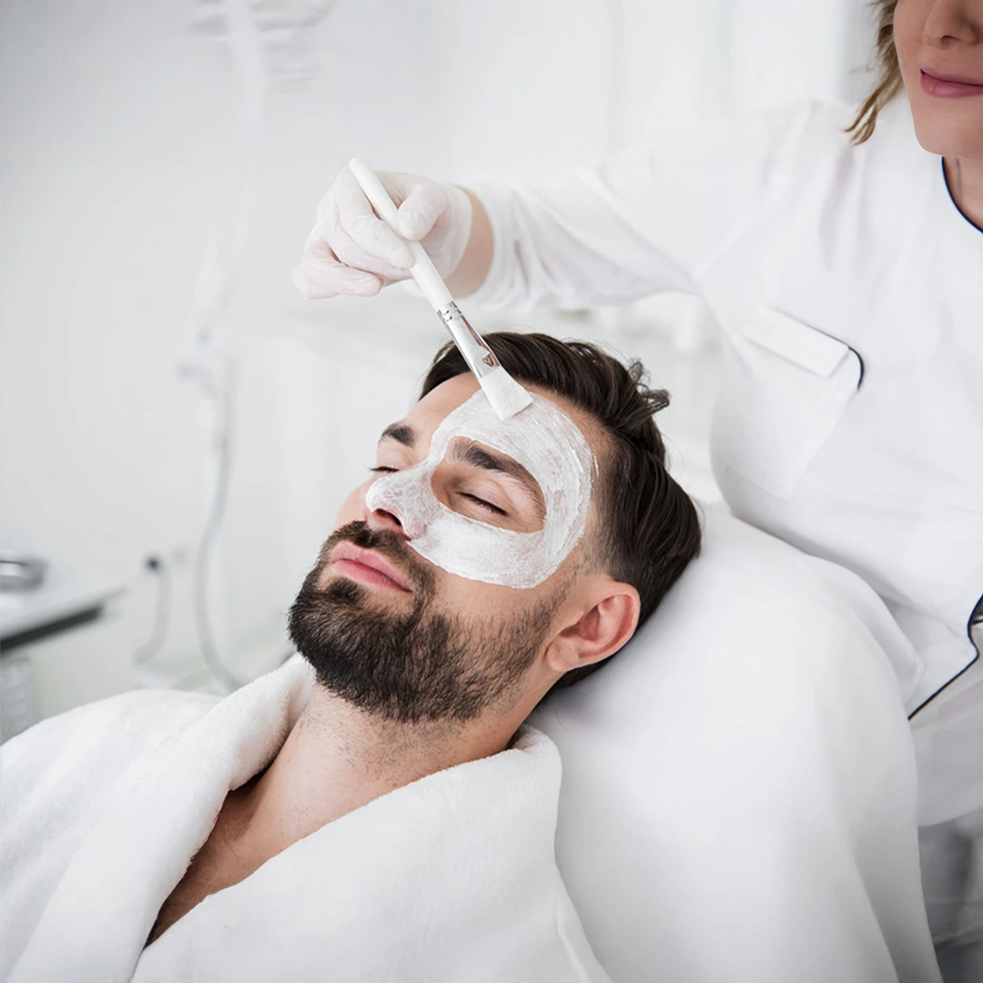 The Cowboy Facial before and after in Austin