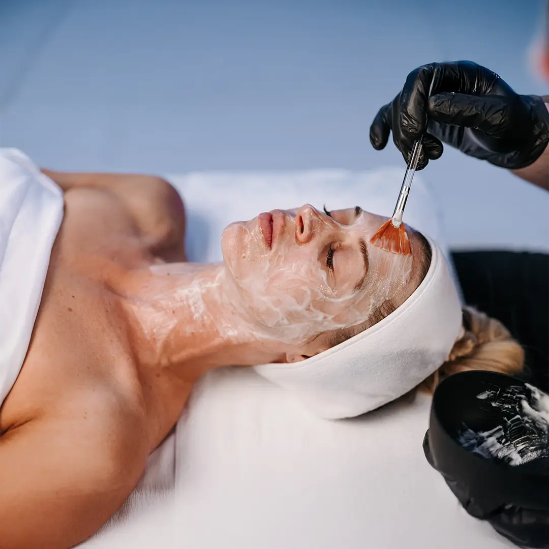 Minted's Customizable Facial before and after in Austin