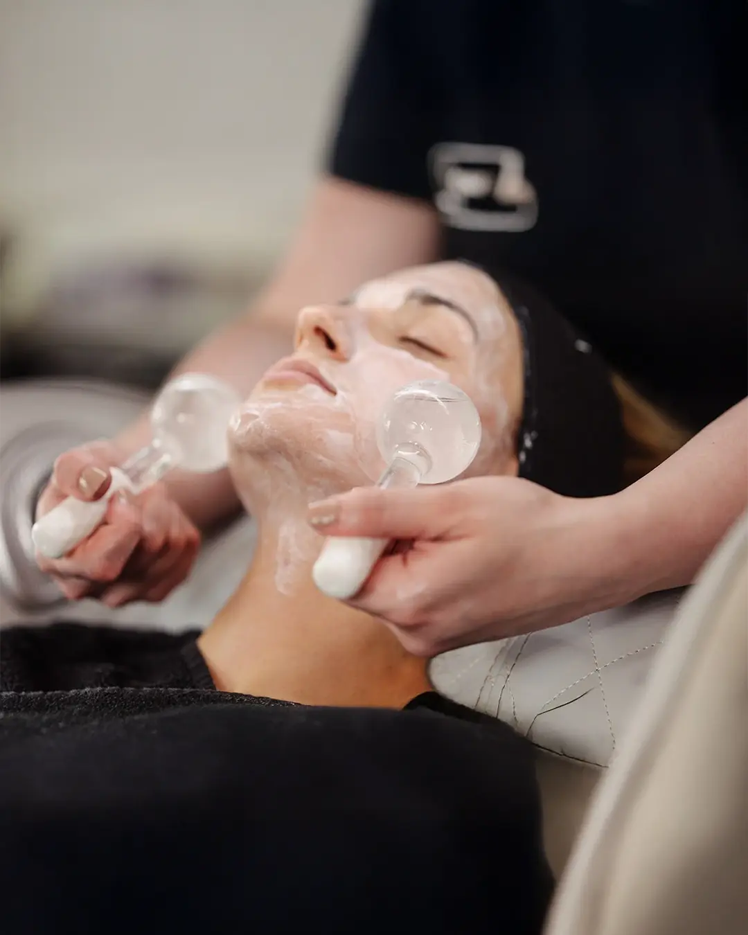 Minted's VIP Facial before and after in Austin